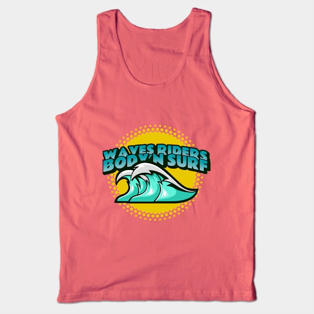 bodysurf and waves Tank Top by bodyinsurf